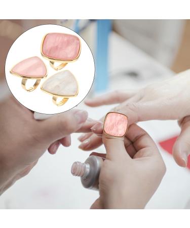 G n rique Lot de 3 Palettes Bagues pour Nail Art Outil de Manucure de Coquillage Tailles 08/10/12 Porte-vernis Ongles pour M lange de Couleurs Accessoires Manucure Pratiques - Buy Online on GoSupps.com