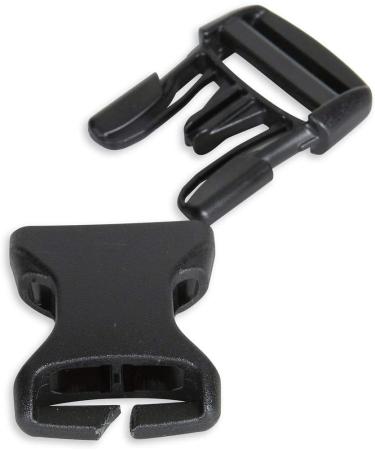 Tatonka Unisex-Adult SR-Buckle 20mm QA (1 Pair) - Durable Black Buckles for International Shipping - Buy Online on GoSupps.com