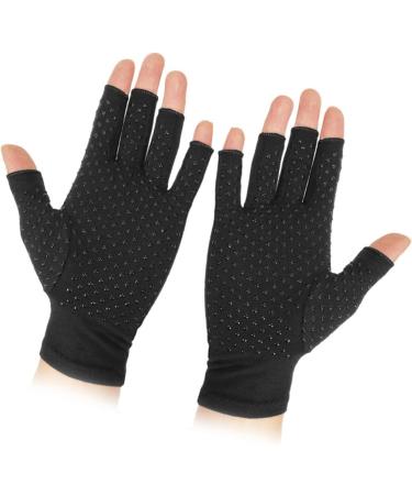 Fabater Half Finger Bike Gloves for Men Elastic Compression Arthritis Gloves Anti-Slip Daily Health Care for Mountaineering International Shipping Available - Buy Online on GoSupps.com