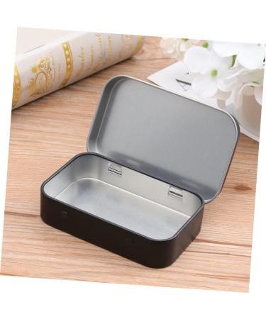 Operitacx 20pcs Box Metal Tin Cans Jewelry Box Travel Tea Household Products Size 3 Black - Buy Online on GoSupps.com