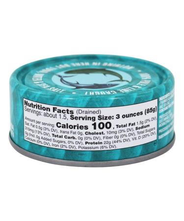 Sustainable Seas Chunk Albacore Tuna in Water - 5 oz, Blue Can | Eco-Friendly Seafood - Buy Online on GoSupps.com