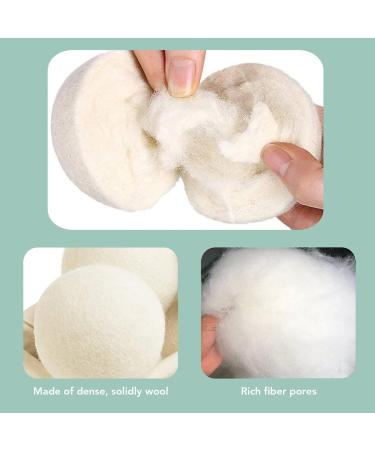 Eco-Friendly Wool Dryer Balls - Reusable Laundry Drying Balls Reduces Static & Wrinkles - Pack of 6 - Buy Online on GoSupps.com