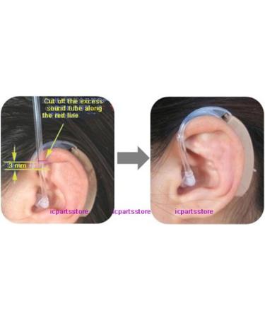 Careforyou 18pcs Ear Plug with 6 tubes Resound BTE Hearing Aid Aids Eartips Domes - Buy Online on GoSupps.com