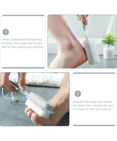 3pcs Permanent Dead Skin Remover - Travel Foot Care Tools & Supplies | Best Foot Care Brush for Smooth Feet - Buy Online on GoSupps.com