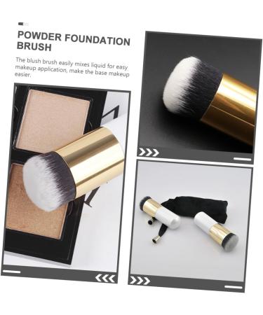 Beaupretty Makeup Tool travel make up powder brush for loose powder cosmetic tools makeup tools blush brush travel makeup brush travel makeup portable Wood foundation Powder Foundation Brush - Buy Online on GoSupps.com