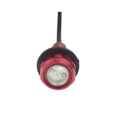 Yak-Power 2-Piece Super Bright LED Button Light Kit Red