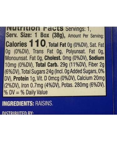 Sun Valley California Raisins Snack | 1.33oz Boxes | Bundle of 24 Packs - Buy Online on GoSupps.com