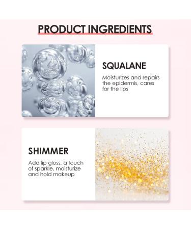 Chilled Peach Plumping Lip Oil - Hydrating Gloss Balm for Nourished and Glittery Lips - Buy Online on GoSupps.com