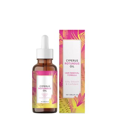 CHOWMI Cyperus Rotundus Hair Removal Oil - Natural Plant-Based Oil for Facial & Body Hair Slows Regrowth & Soothes Skin - Velare Pure Oil for All Skin Types