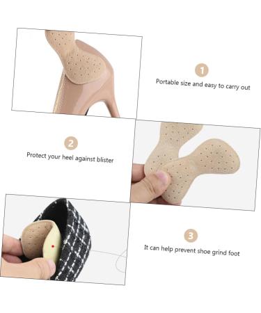 FOMIYES Anti-Wear Stickers for Women - 6 Pairs Heel Patches for High Heels Boots and Sneakers - Buy Online on GoSupps.com