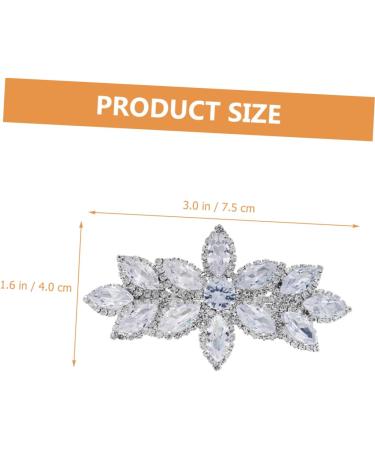 SKISUNO Rhinestone Hair Clip Wedding Hair Clip Women Hair Barrettes Women Hair Clip Rhinestones Hair Accessories Crystal Hair Barrette Rhinestones Hair Barrette Rhinestones Hair Clip - Buy Online on GoSupps.com