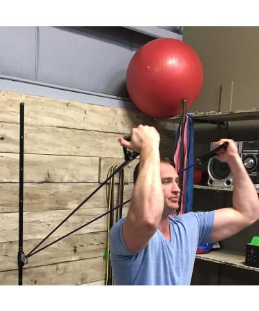 Space Saver Gym Resistance Bands for At-Home Workouts | Kinetic Bands with Wall Anchor & Rail - Perfect Exercise Equipment - Buy Online on GoSupps.com