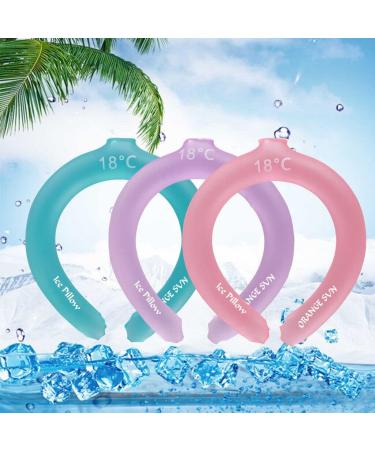 JIAWEIIY Neck Cooling Tube Wearable Cooling Neck Wraps Ice Gel Neck Cooler Wrap Reusable (A) - Buy Online on GoSupps.com