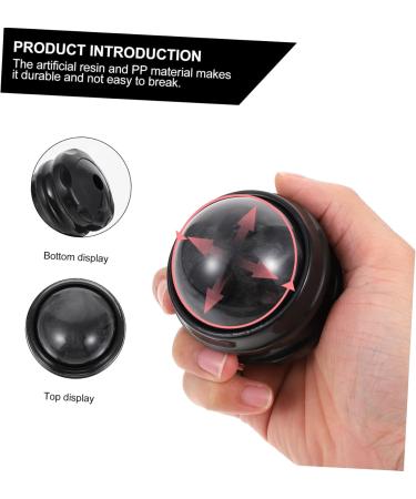 Healeved Lacrosse Massage Ball - Deep Tissue Self-Massage Device for Sports & Fitness - Trigger Point Relief (6.5x6.1cm Black) - Buy Online on GoSupps.com