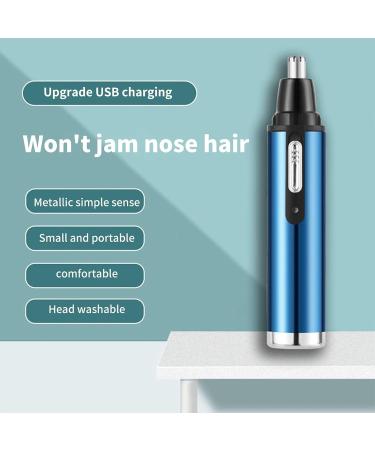 Buy OUSIKA Gold Nose Hair Trimmer - Multifunctional Rechargeable Ear & Eyebrow Groomer Clipper & Beard Shaver for Perfect Grooming - Buy Online on GoSupps.com