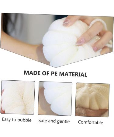 FRCOLOR 6 Pcs Large Bath Ball Shower Scrubber - Mesh Bubble Ball & Body Scrubber for Spa Experience - Ideal for Relaxing Bathing & Exfoliation - Buy Online on GoSupps.com