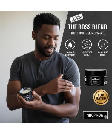 Body Butter for Men Shea and Mango Butter Blend. Cologne Scent 24-Hour Hydration Manteca corporal para hombres - Buy Online on GoSupps.com