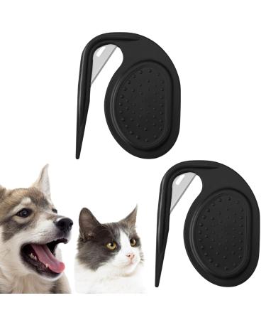 2 pieces of de -filtering knife de -movement comb for dogs care knife for long -haired pets Knotting Comb Knitting comb cat for removing matted hair