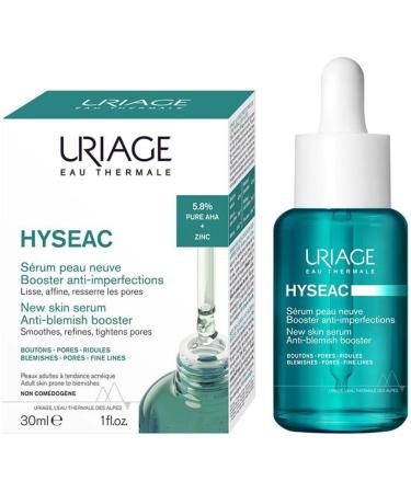 Uriage Hyseac Serum Piel Nueva Anti-imperfecciones avec 5 8% de AHAs Puros - Act a sobre las imperfecciones debidas al estr s emocional y al brote hormonal - Eficaz desde la 1 Aplicaci n - No Graso y - Buy Online on GoSupps.com