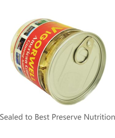 Vigorwell Premium 5-Year Large American Ginseng Slice (80G/2.8OZ X 2 Bottles)-Proudly from Canadian Ginseng Farm - Buy Online on GoSupps.com