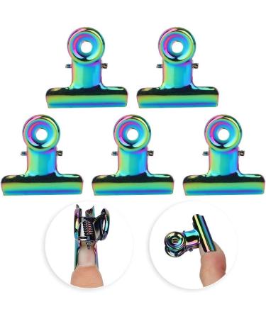 5PCS Stainless Steel Nail Extension Clips - Curve C Quick Building Nail Tips | Nail Gel Assistant Tool for Easy Application - Buy Online on GoSupps.com
