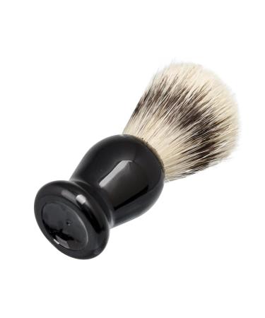Predolo Hair-Razor Brush - Durable Synthetic Bristles for Facial Cleaning & Comfortable Shaving | Perfect for Home & Travel - Black Handle - Buy Online on GoSupps.com