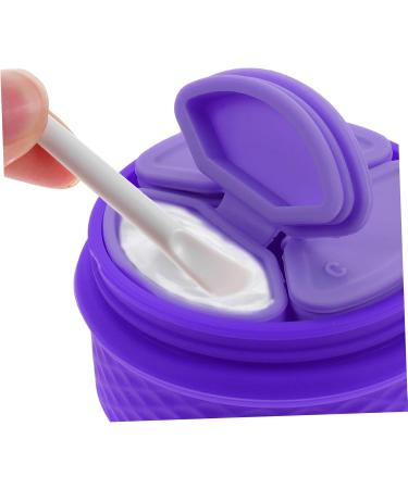 Zerodeko 3 Sets Cream Box Travel Container for Cream Durable Cream Storage Jar Makeup Sample Vial Empty Sample Container Makeup Cream Jar Purple Storage Box Vacation Silica Gel Portable - Buy Online on GoSupps.com