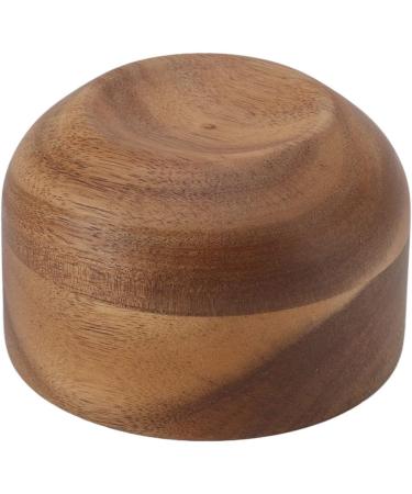 Premium Wood Shaving Bowl - Compact Arched Design for Home & Salon | Eco-Friendly Shaving Cup - Buy Online on GoSupps.com