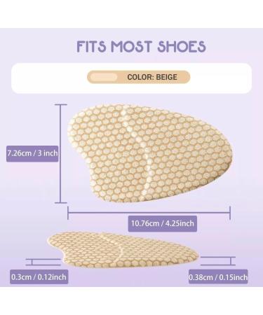 Metatarsal Foot Pads for Women - High Heel Inserts & Ball of Foot Cushions - Anti-Slip Shoe Pads in Beige & Black - Two Pairs for Ultimate Comfort - Buy Online on GoSupps.com