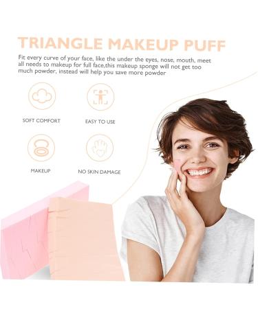 Buy Healeved Triangle Puff Wedge Cosmetic Sponges - Non-Latex Makeup Puffs for Foundation & Cream | International Shipping Available - Buy Online on GoSupps.com