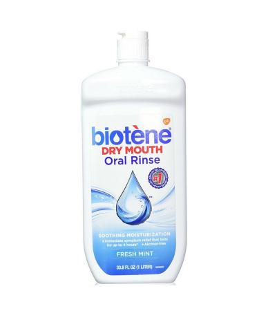 Biotene Dry Mouth Mouthwash 33.80 oz (Pack of 4)