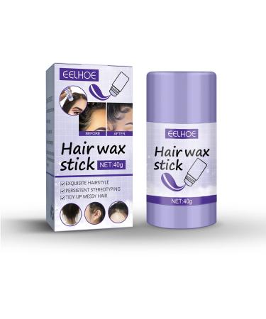 Strong Holding Non-Greasy Frizz-Free Hair Pomade Stick for Flyaways - 1.4 oz Temporary Hair Smoothing Wax for Women and Men
