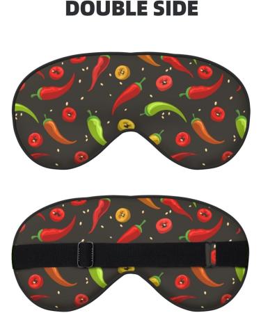 Chili2 Adjustable Double-Sided Sleep Mask | Soft Eye Covers for Perfect Shading & Reduced Eye Edema | International Shipping Available - Buy Online on GoSupps.com