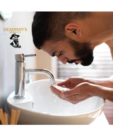 Deadman s Premium Beard Wash | Gentle Plant-Based & All-Natural Tea Tree Scent | Non-Stripping Formula for Healthy Beards - Buy Online on GoSupps.com