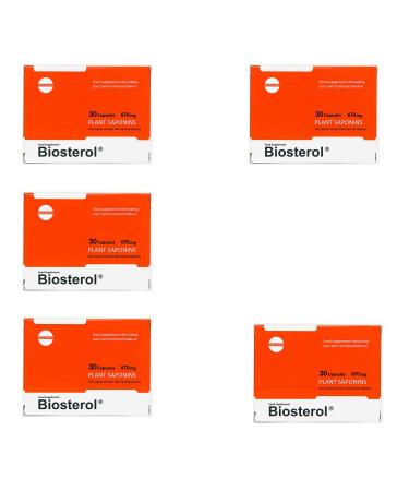 5 x Biosteron 36 capsules (total 180 capsules) Megabol Authentic Testosterone.