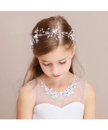 IYOU Shiny Crystal Princess Helmet - Rhinestone Bridal Jewelry & Prom Hair Accessories for Girls Flowers & Bridesmaids - Buy Online on GoSupps.com