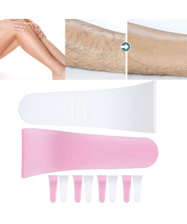 10 Pcs Depilatory Cream Spatula Stick Set - Eyebrow Wax Applicator Kit for Home Salon | Facial Scrapy Tools - Buy Online on GoSupps.com