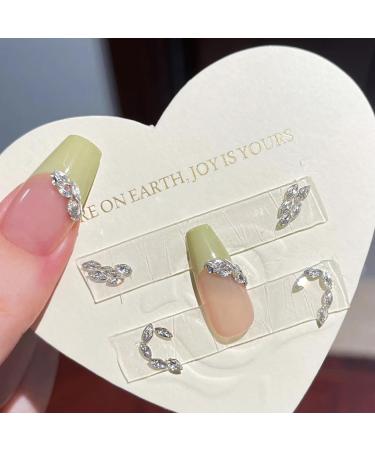 3D Crystal Rhinestones Flat Back Clear Stones for Art Decor and Rhinestones and with Pearl-Nail - Buy Online on GoSupps.com