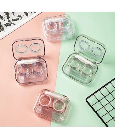 Clear Tweezer Suction Cup Container Set - Portable White Contact Lens Case for Travel - Buy Online on GoSupps.com