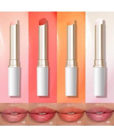 BEUKING Moisturizing Lip Balm Colored Lip Cheek Dual Use Tint Long Lasting Color Changing with PH High Pigmented Nourishing Lipstick For Daily Lip Care (#2 Red) - Buy Online on GoSupps.com
