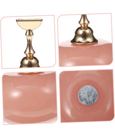 FRCOLOR 1 Set Manicure Practice Base Nail Practice Stand Nail Art Holder Nail Art Practice Holder False Nail Display Nail Art Practice Stand Fingernail Display Stands Resin Nail Supplies 3.5x3.5cm Pink - Buy Online on GoSupps.com