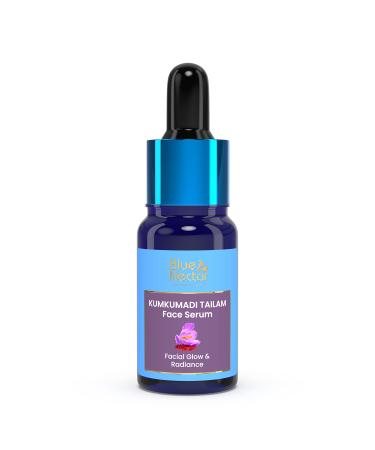 Blue Nectar Kumkumadi Oil  Ayurvedic Face Oil with Pure Saffron & Sandalwood  Anti Aging Serum for Face  Natural Face Moisturizer for Women (26 herbs  0.3 Fl oz) 0.34 Fl Oz (Pack of 1)