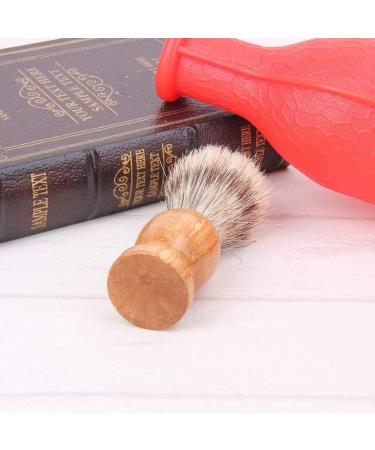 Black Badger Hair Men's Shaving Brush Barber Salon Facial Beard Cleaning Comfortable and Environmentally Attractive Design - Buy Online on GoSupps.com