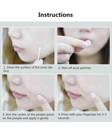 ZHIYE Pimple Patches 36 Spot Patches Hydrocolloid Patches Invisible Acne Stickers for Skin Treatment (8mm 12mm) - Buy Online on GoSupps.com