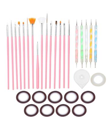 Nail Art Polish Brush Set - Professional Nail Painting & Drawing Tools for Manicure & Dotting - International Shipping Available - Buy Online on GoSupps.com