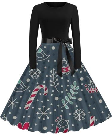 Hanxiulin Women's Christmas Dress - Stylish Sweater Jacket & Elk Party Dress with Bag | Autumn Winter Collection - Buy Online on GoSupps.com