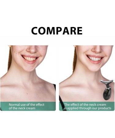 Neck Face Massager Electric Facial Massager Device Triple Action Colour Modes for Skin Rejuvenation Skin Care Beauty Device for Wrinkles Reducing Skin Tightening (Black) - Buy Online on GoSupps.com