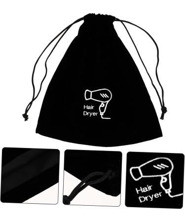 Baluue 10 Pcs Hair Dryer Storage Bag Hair Dryer Pouch Hairdryer Drawstring Bag Blow Dryer Bag Black Flannel - Buy Online on GoSupps.com