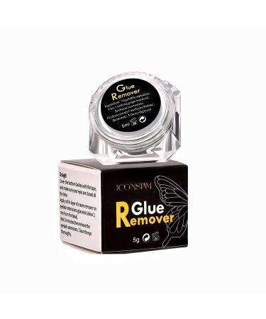 Eyelash Extension Remover Cream Gentle Lash Remover Cream Eyelash Adhesive Remover Low Irritation Cream for Sensitive Skin (Glue remover-cream(5g))