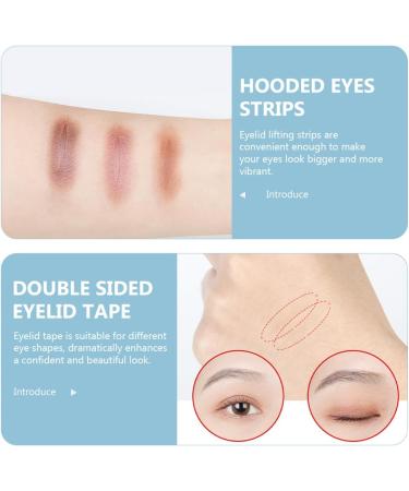 POPETPOP 2 Sets lifting belt Lifter big eyes single sided double sided eyelid tape eye lid tape for hooded eyes hooded eyelid lifter strips adhesive tape invisible double eyelid stickers - Buy Online on GoSupps.com
